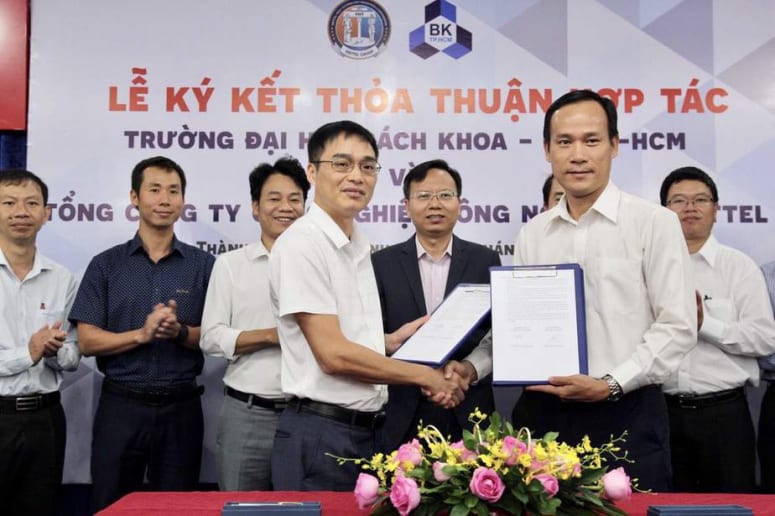 Trường Đại học Bách khoa – Đại học Quốc gia Thành phố Hồ Chí Minh (Trường ĐHBK) đã diễn ra lễ ký kết thỏa thuận hợp tác giữa Tổng Công ty Công nghiệp Công nghệ cao Viettel