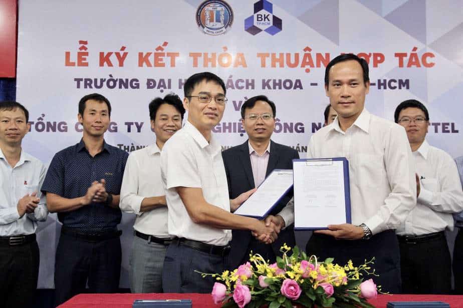 Trường Đại học Bách khoa – Đại học Quốc gia Thành phố Hồ Chí Minh (Trường ĐHBK) đã diễn ra lễ ký kết thỏa thuận hợp tác giữa Tổng Công ty Công nghiệp Công nghệ cao Viettel