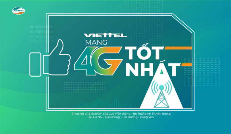 Chất lượng mạng 4G Viettel đều vượt so với quy chuẩn ở tất cả các chỉ tiêu