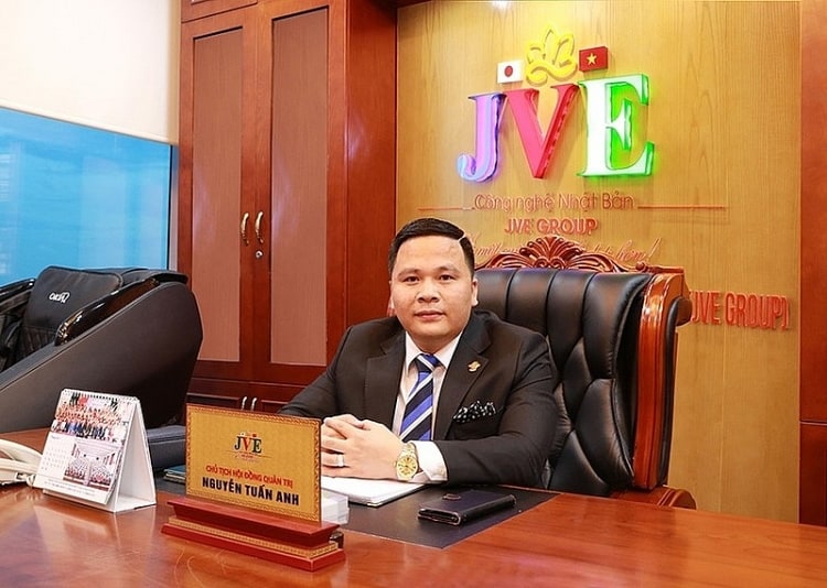 Ông Nguyễn Tuấn Anh - Chủ tịch HĐQT JVE Group (Ảnh JVEgroup.com.vn)