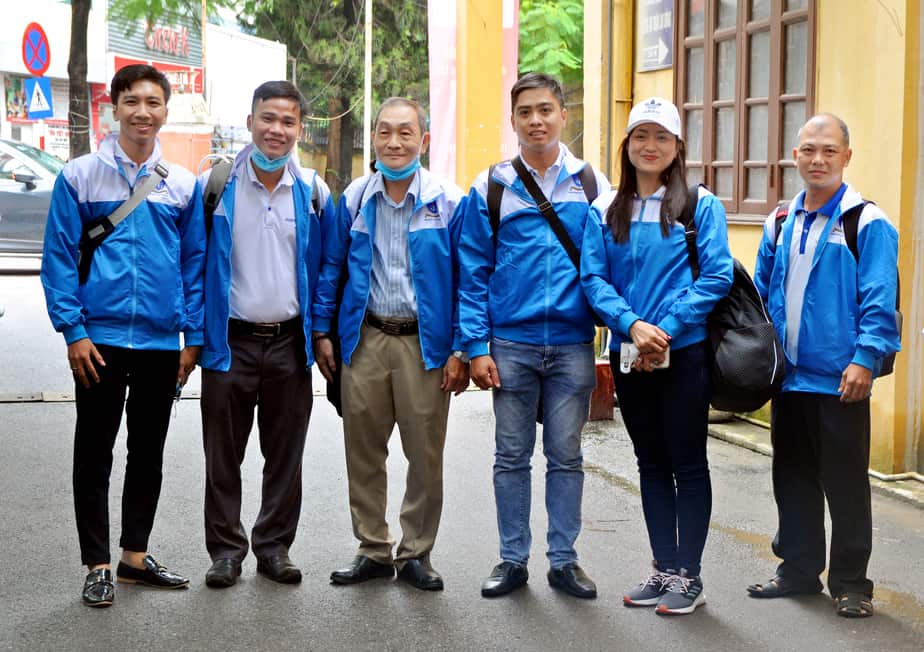 Đoàn chuyên gia của Đoàn TP Hồ Chí Minh về dự Hôi nghị tập huấn. Ảnh: Phạm Oanh