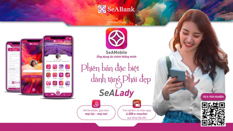 SeABank ra mắt ứng dụng SeAMobile phiên bản đặc biệt dành cho Phái đẹp