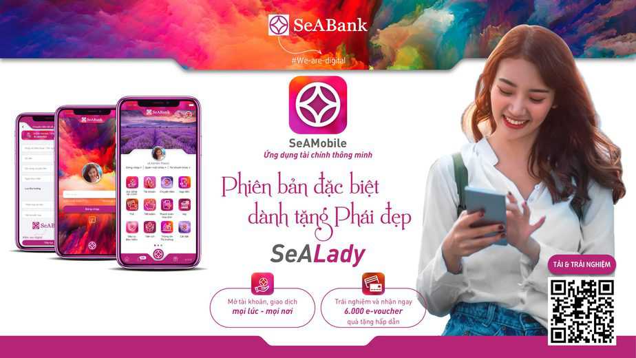 SeABank ra mắt ứng dụng SeAMobile phiên bản đặc biệt dành cho Phái đẹp