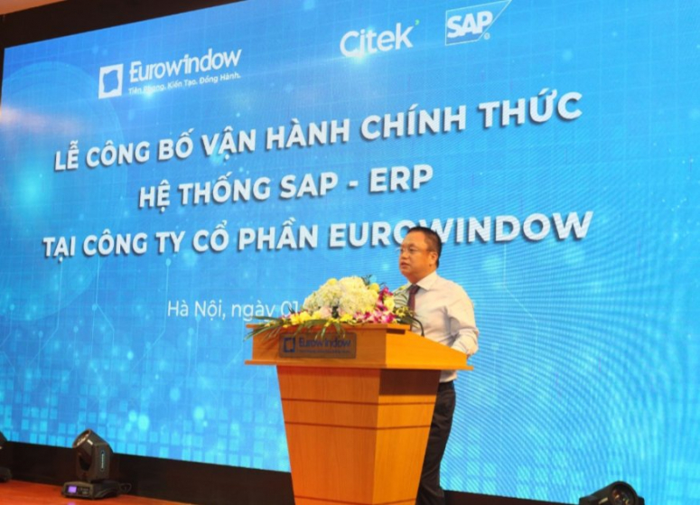 Ông Nguyễn Cảnh Hồng - TGĐ Công ty CP Eurowindow yêu cầu toàn thể CBCNV thực hiện nghiêm các quy trình theo chuẩn SAP - ERP