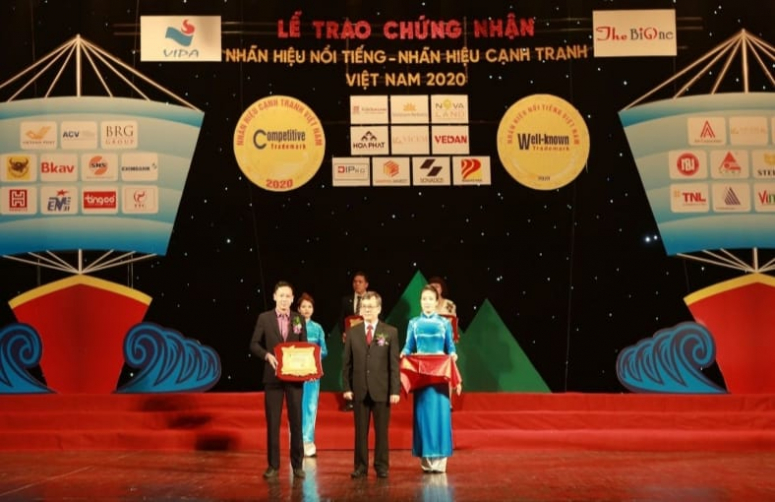 Lễ trao chứng nhận Nhãn hiệu nổi tiếng – Nhãn hiệu cạnh tranh năm 2020 diễn ra vào sáng ngày 26/09/2020 tại Trung tâm nghệ thuật Âu Cơ, Hà Nội