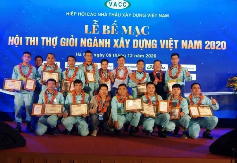 Những cá nhân của Eurowindow đạt thành tích xuất sắc tại Hội thi