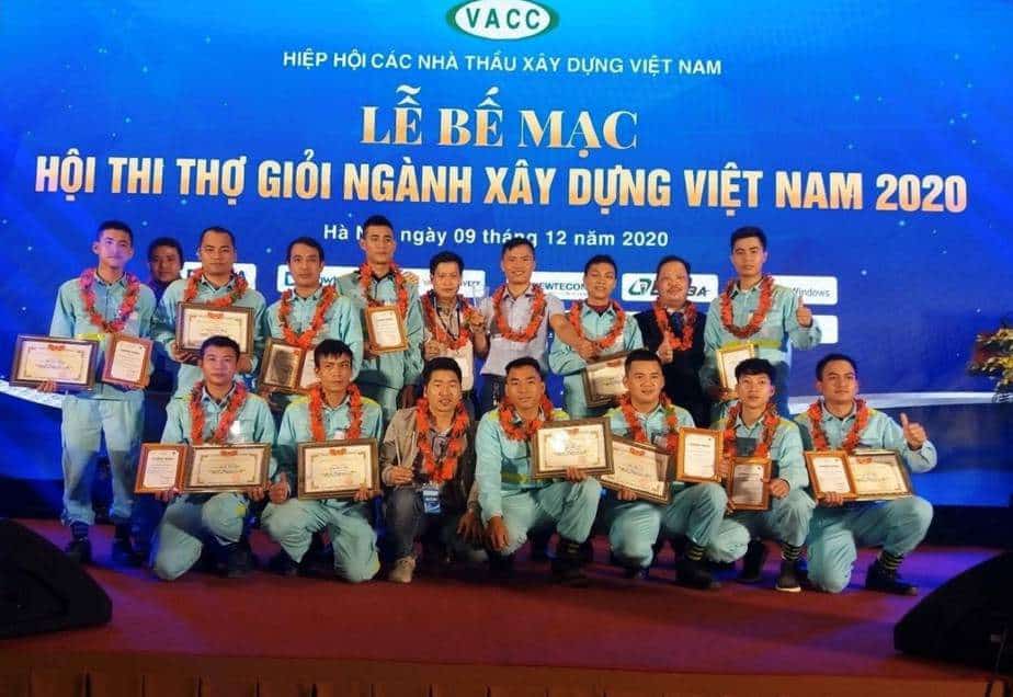 Những cá nhân của Eurowindow đạt thành tích xuất sắc tại Hội thi