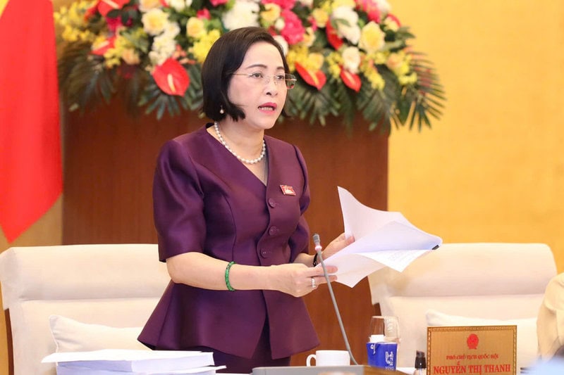 Phó Chủ tịch Quốc hội Nguyễn Thị Thanh đề nghị tiếp tục rà soát, hoàn thiện Dự thảo Luật trước khi trình Quốc hội.