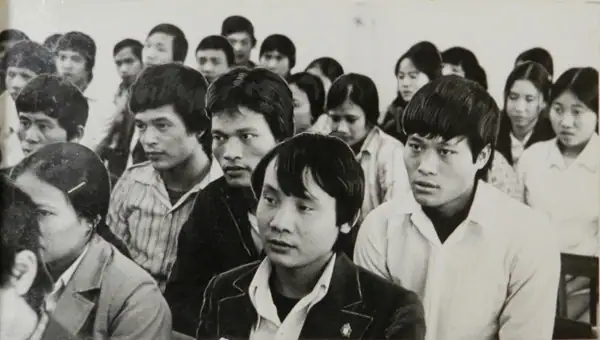 Những công nhân lao động hợp tác tại Liên Xô (cũ) năm 1983 (ảnh tư liệu).