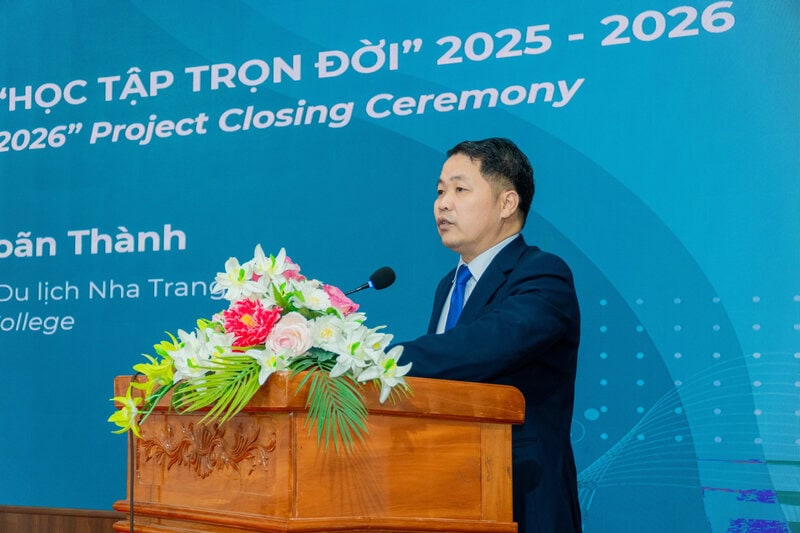 T.S Nguyễn Doãn Thành, Hiệu trưởng trường Cao đẳng Du lịch Nha Trang đánh giá cao hiệu quả chương trình mang lại.