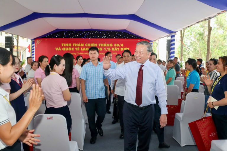 Toàn văn bài nói chuyện của Tổng Bí thư, Chủ tịch nước Tô Lâm với công nhân, người lao động TP.HCM