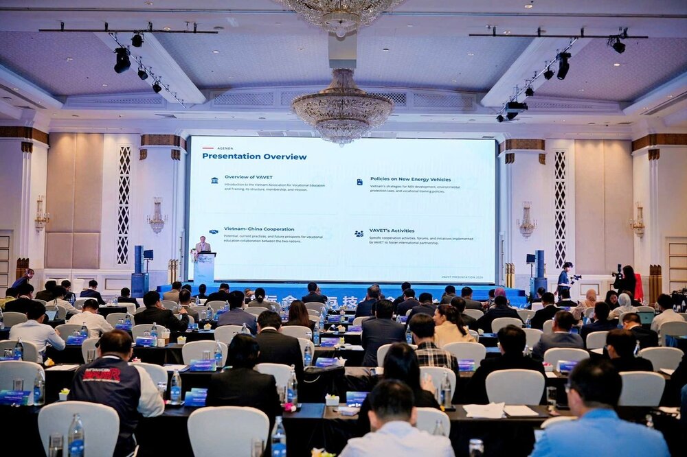 Hội nghị thu hút nhiều doanh nghiệp, các nhà hoạch định chính sách về GDNN các quốc gia tham dự. 
