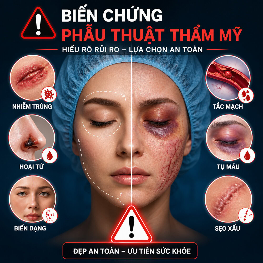 Biến chứng thẩm mỹ gia tăng: Khi làm đẹp trở thành can thiệp y khoa đầy rủi ro