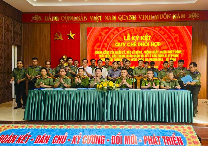 Phong Nha – Kẻ Bàng: Tăng cường phối hợp đa lực lượng bảo vệ Di sản trong tình hình mới