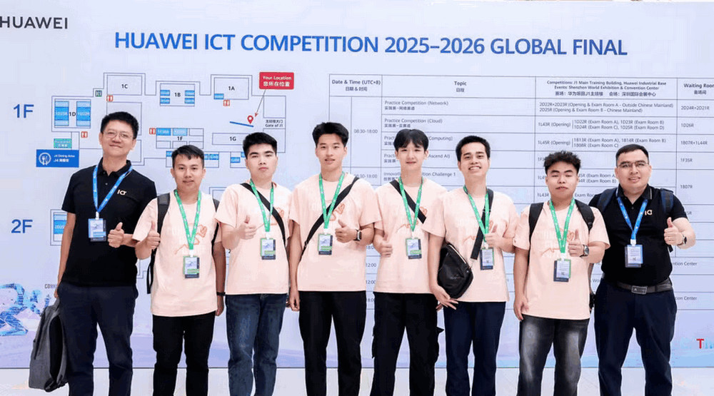 Sinh viên Việt Nam đạt thành tích cao tại Chung kết toàn cầu Cuộc thi công nghệ Huawei ICT Competition