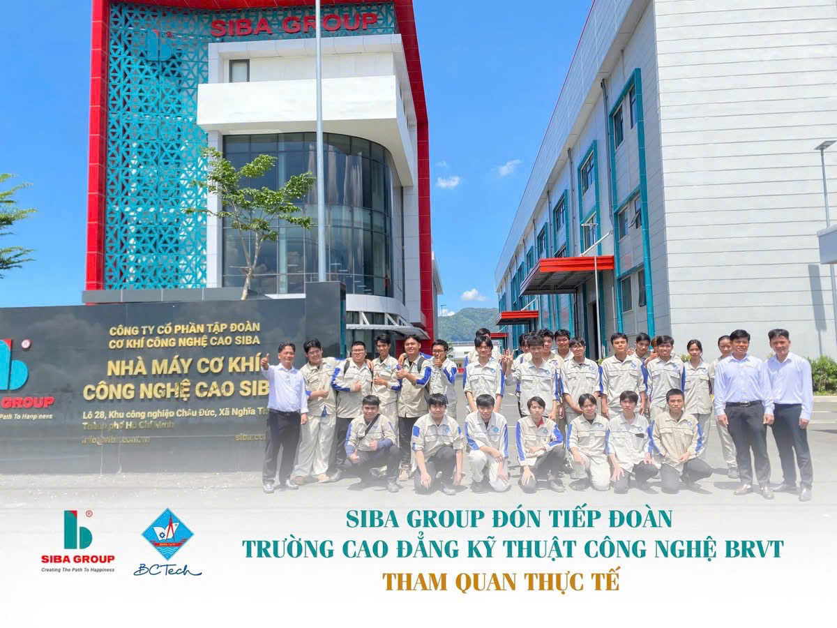 Sinh viên Cao đẳng Kỹ thuật - Công nghệ Bà Rịa- Vũng Tàu được thực học, thực nghiệp tại nhiều doanh nghiệp lớn.