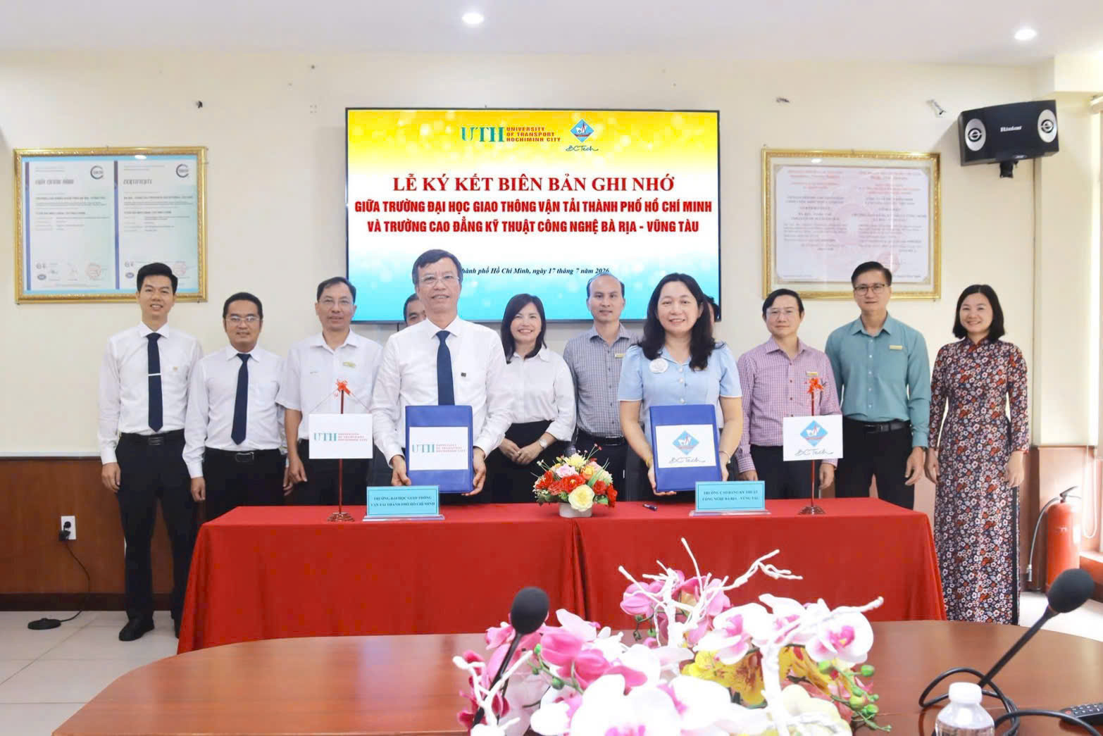 BCTech và UTH hợp tác đào tạo liên thông từ Cao đẳng lên Đại học