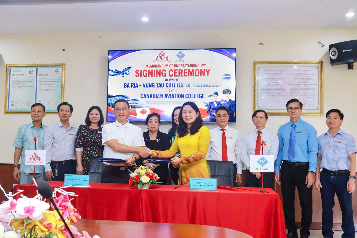 BCTech và Canadian Aviation College hợp tác phát triển Khoa Hàng không theo chuẩn quốc tế