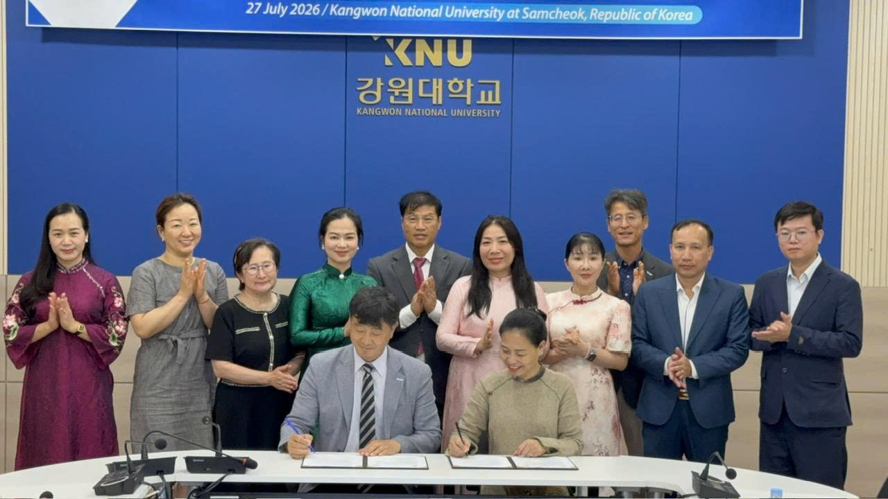 Cao đẳng Y tế Thái Bình và Đại học Quốc gia Kangwon hợp tác, mở hướng đào tạo cấp cứu ngoại viện theo chuẩn Hàn Quốc