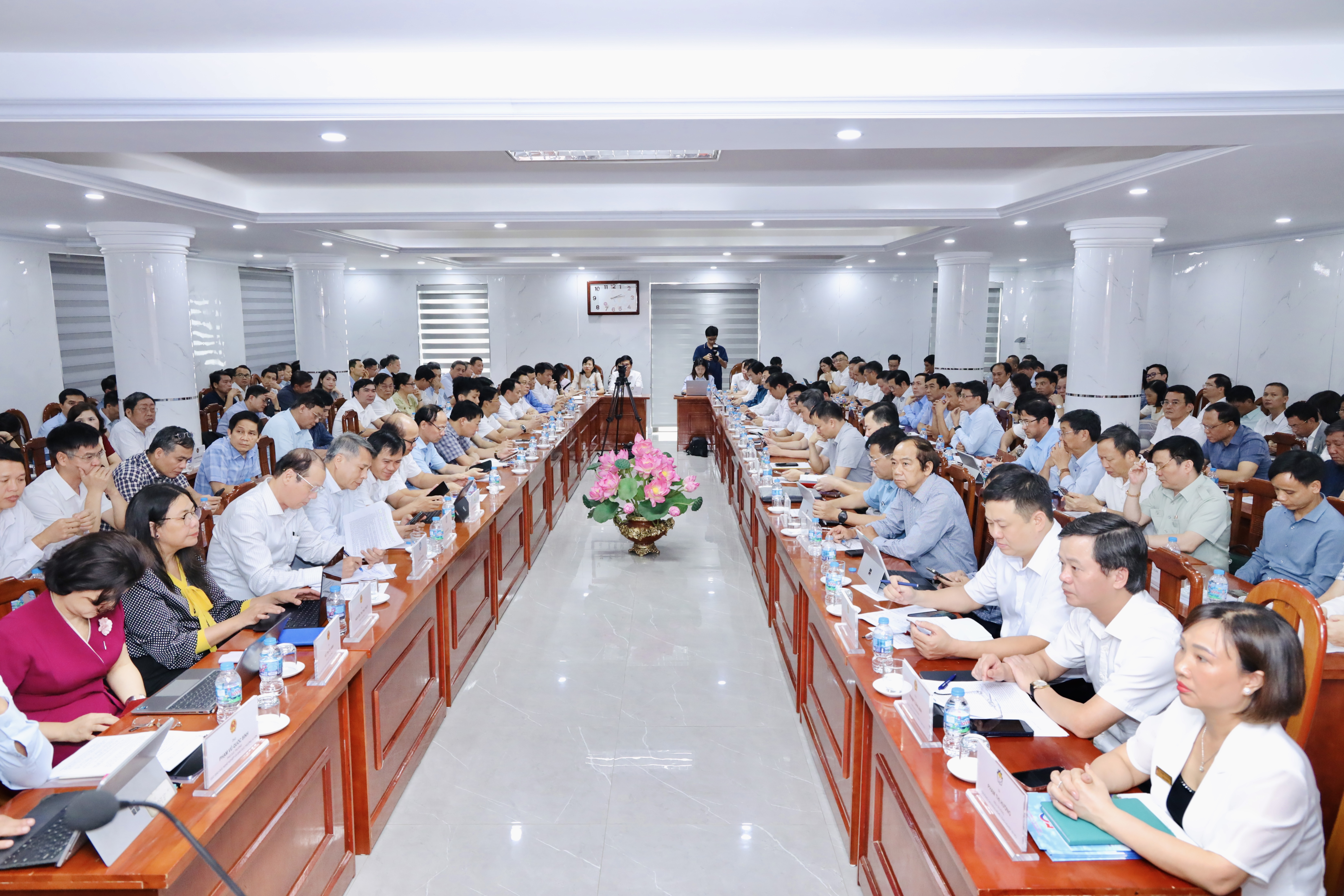 Hội nghị thu hút gần 200 đại biểu các cơ sở GDNN tham dự.