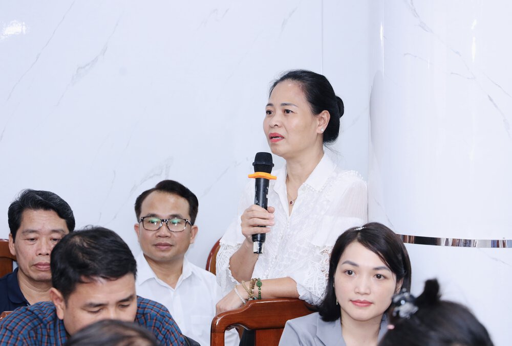 TS. Nguyễn Thị Thu Dung, Hiệu trưởng CĐ Y tế Thái Bình mong muốn tạo cơ chế tạo cơ hội liên thông Đại học cho khối ngành đăc thù ngành y tế.