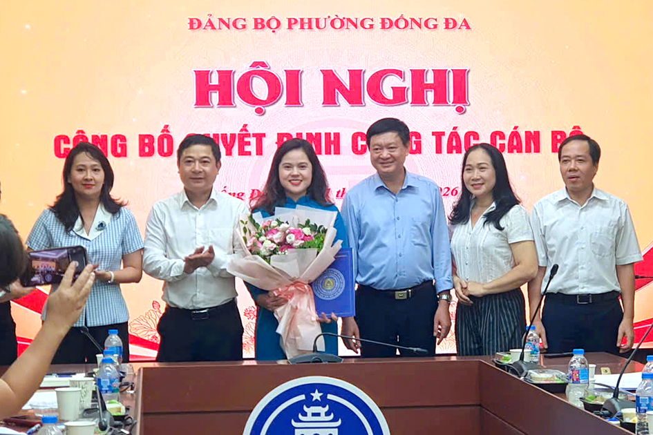 Đảng ủy Doanh nghiệp phường Đống Đa sơ kết công tác 6 tháng đầu năm, công bố quyết định chỉ định Bí thư Đảng ủy
