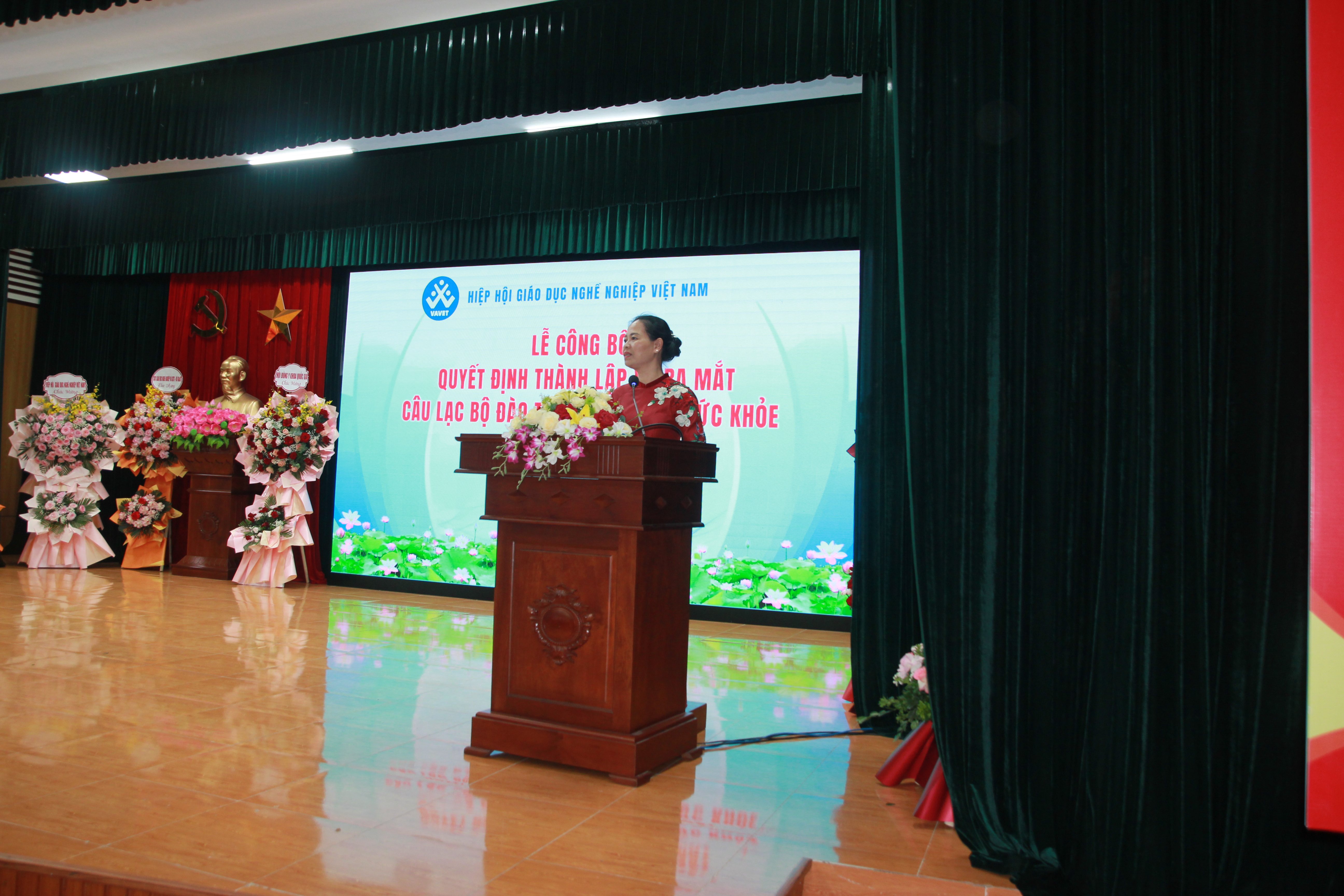 TS.Nguyễn Thị Thu Dung, Hiệu trưởng CĐ Y tế Thái Bình giữ chức Chủ nhiệm CLB đào tạo khối ngành Sức khỏe thuộc Hiệp hội Giáo dục nghề nghiệp Việt Nam.