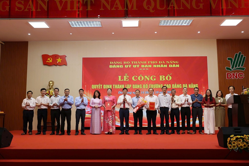 Thành lập Đảng bộ Trường Cao đẳng Đà Nẵng: Dấu mốc nâng tầm vị thế trong giai đoạn mới