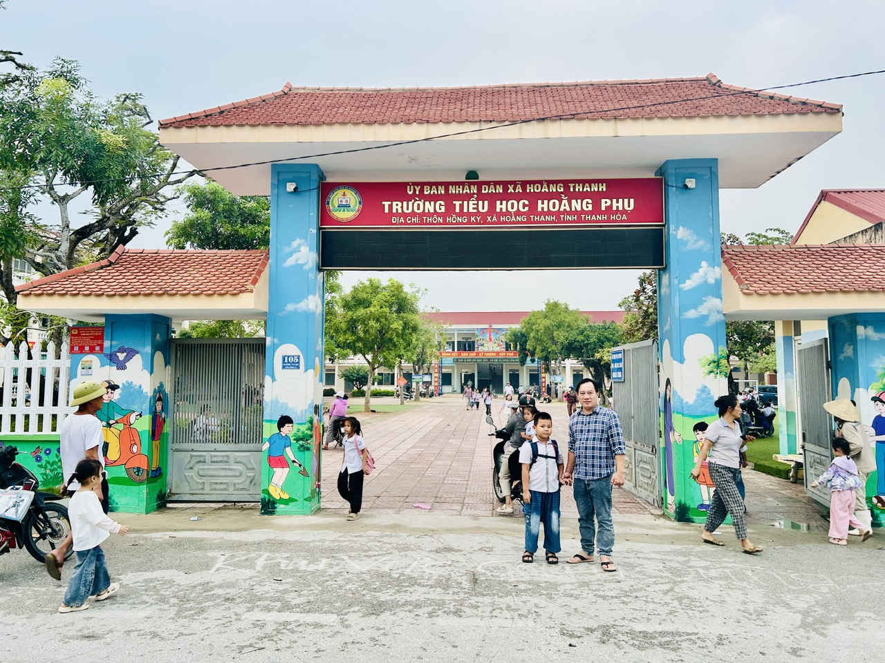 Trường Tiểu học Hoằng Phụ, xã Hoằng Thanh, tỉnh Thanh Hoá. Ảnh: Bảo Lê