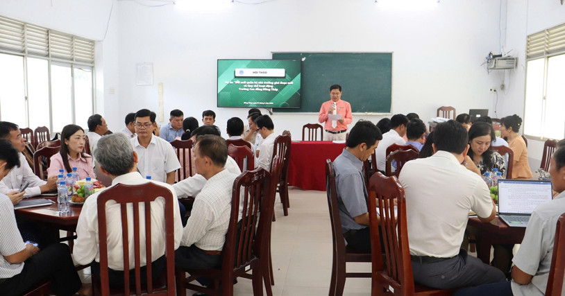 Từ đổi mới phương thức lãnh đạo đến sản phẩm và giá trị tại Trường Cao đẳng Đồng Tháp